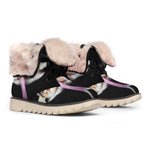 Python Snake Print Winter Boots