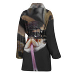 Python Snake Print Women's Bathrobe