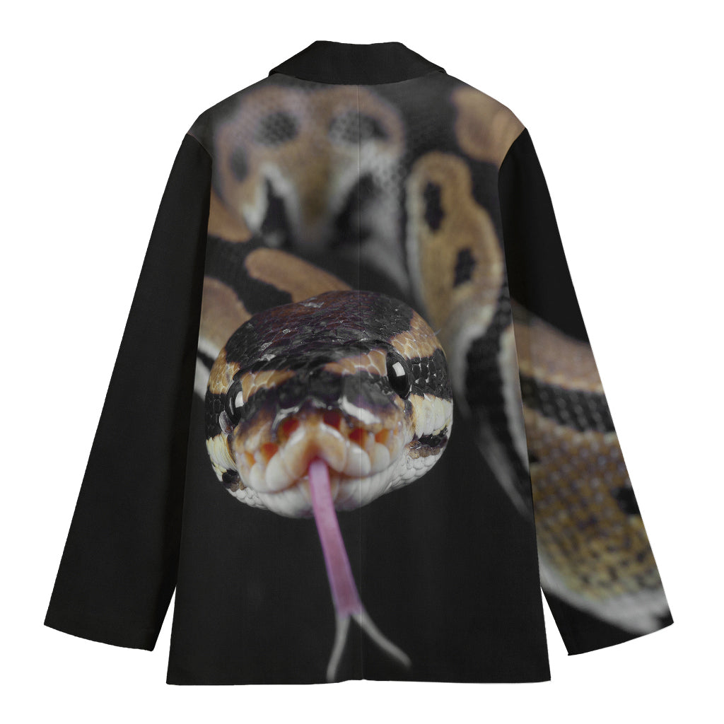 Python Snake Print Women's Blazer