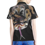 Python Snake Print Women's Polo Shirt