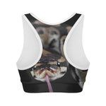 Python Snake Print Women's Sports Bra