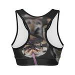 Python Snake Print Women's Sports Bra