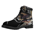 Python Snake Print Work Boots