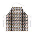 Queen Of Clubs Pattern Print Adjustable Apron