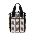 Queen Of Clubs Pattern Print Bible Tote Bag