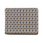 Queen Of Clubs Pattern Print Bifold Wallet