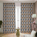 Queen Of Clubs Pattern Print Dimout Pencil Pleat Curtains