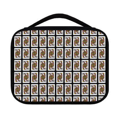 Queen Of Clubs Pattern Print Classic Bible Case