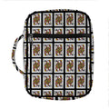 Queen Of Clubs Pattern Print Front Pocket Bible Bag
