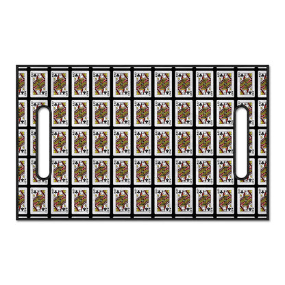 Queen Of Clubs Pattern Print Golf Cart Seat Cover