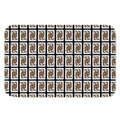 Queen Of Clubs Pattern Print Indoor Door Mat