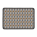 Queen Of Clubs Pattern Print Kitchen Mat