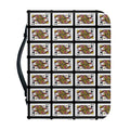 Queen Of Clubs Pattern Print Leather Bible Cover