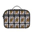 Queen Of Clubs Pattern Print Portable Lunch Bag