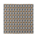 Queen Of Clubs Pattern Print Silk Bandana
