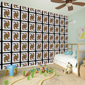 Queen Of Clubs Pattern Print Wall Sticker