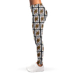 Queen Of Clubs Pattern Print Women's Leggings