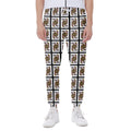 Queen Of Clubs Pattern Print Joggers