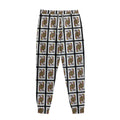 Queen Of Clubs Pattern Print Sweatpants