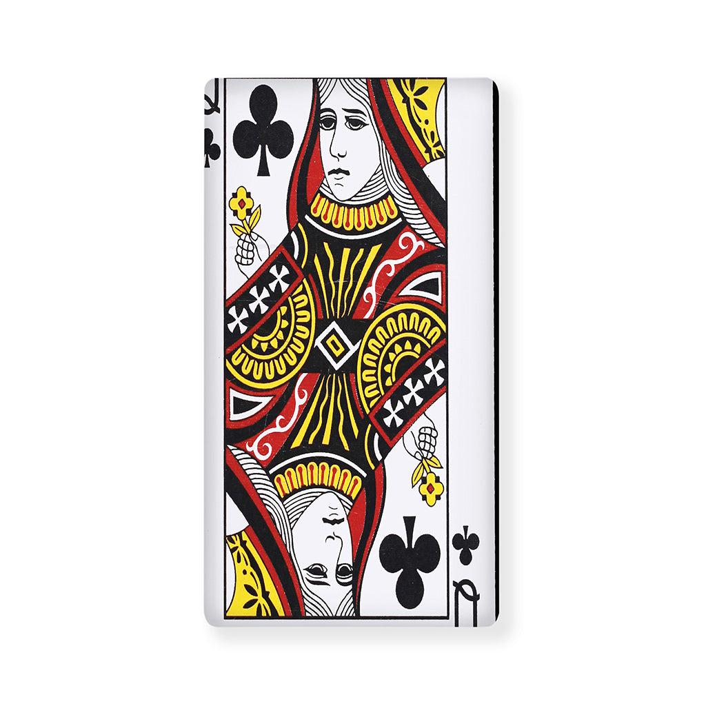 Queen Of Clubs Playing Card Print Baby Crib Sheet