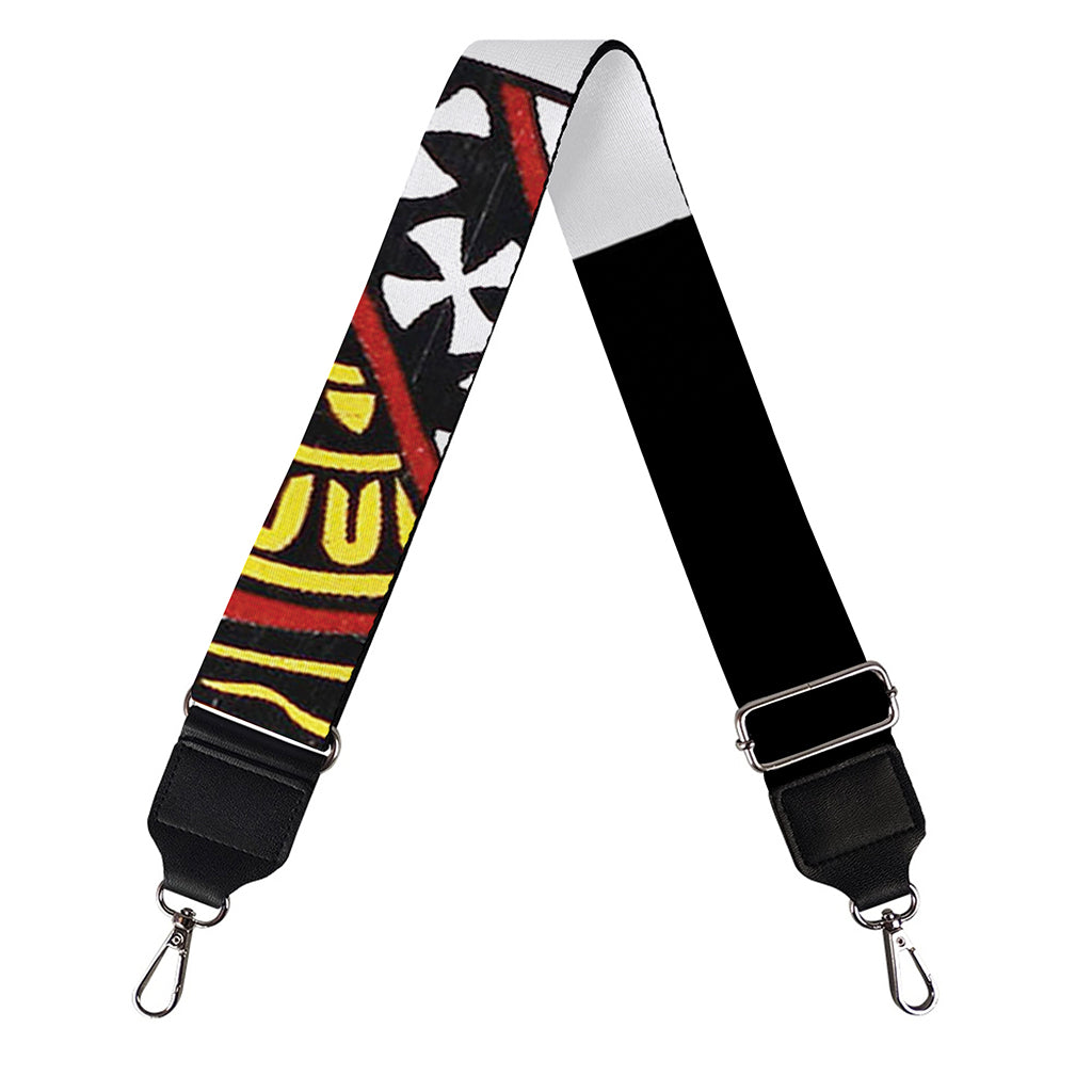 Queen Of Clubs Playing Card Print Bag Strap