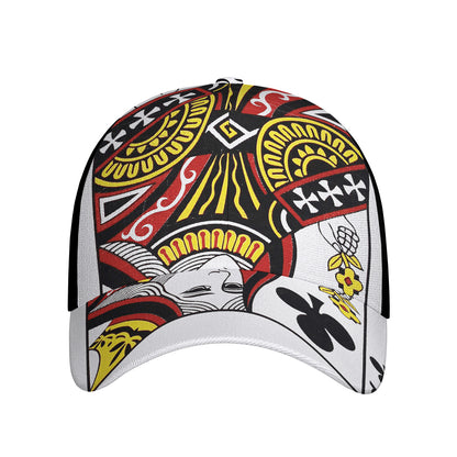 Queen Of Clubs Playing Card Print Baseball Cap