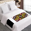 Queen Of Clubs Playing Card Print Bed Runner