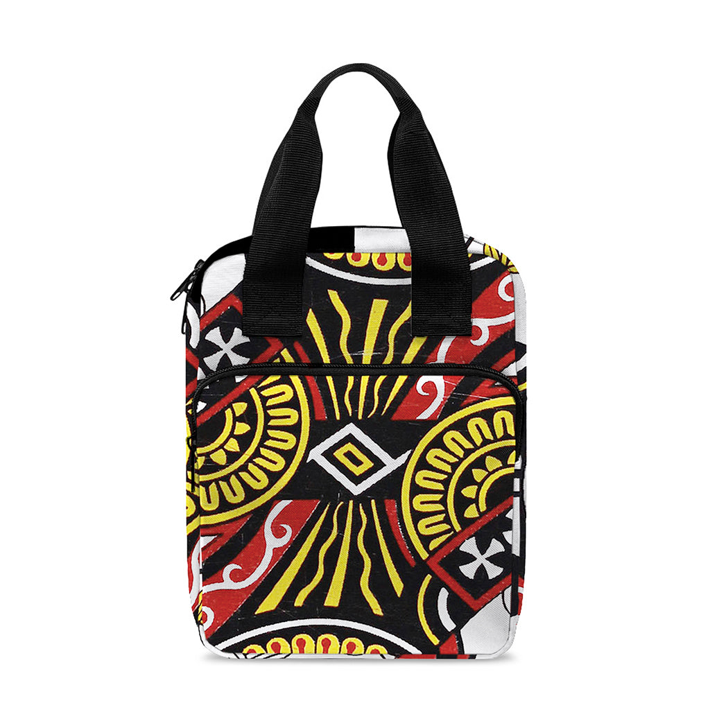 Queen Of Clubs Playing Card Print Bible Tote Bag