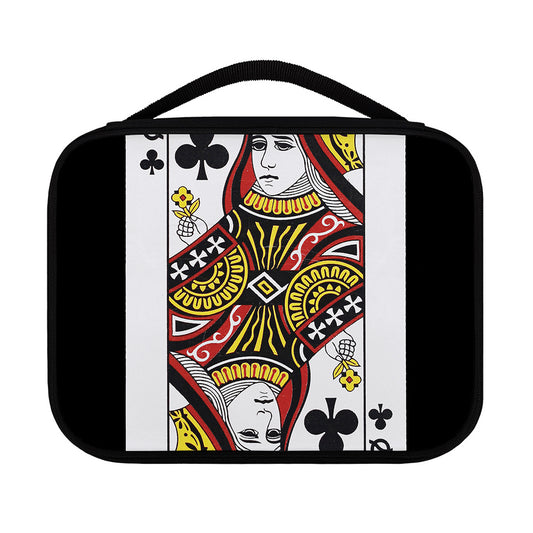 Queen Of Clubs Playing Card Print Classic Bible Case