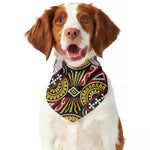 Queen Of Clubs Playing Card Print Dog Bandana