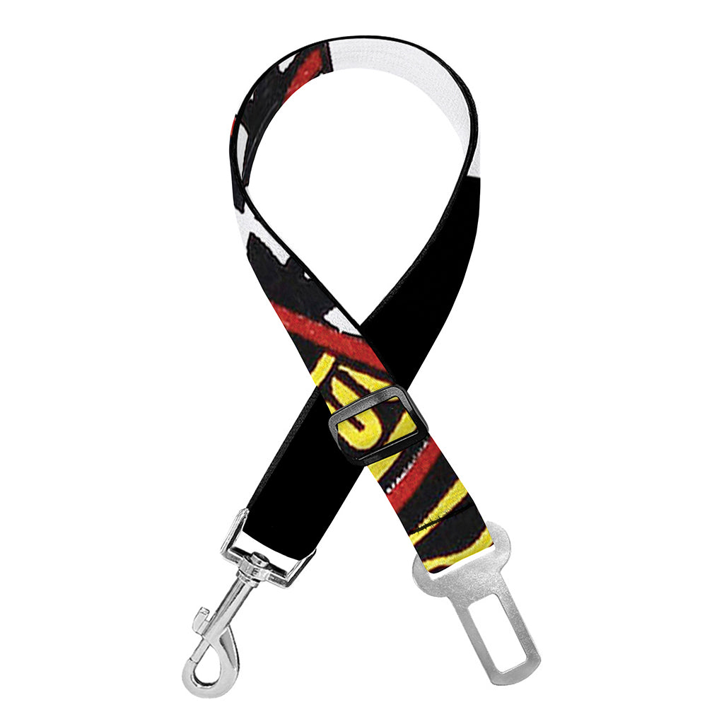 Queen Of Clubs Playing Card Print Dog Seat Belt