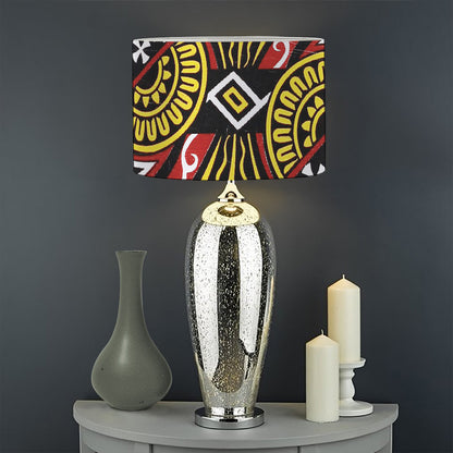 Queen Of Clubs Playing Card Print Drum Lamp Shade