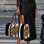Queen Of Clubs Playing Card Print Duffle Bag