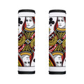 Queen Of Clubs Playing Card Print Handle Covers