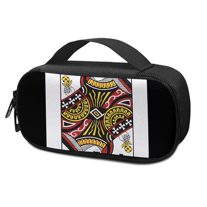 Queen Of Clubs Playing Card Print Insulin Cooler Travel Case