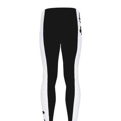 Queen Of Clubs Playing Card Print Men's leggings