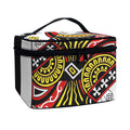 Queen Of Clubs Playing Card Print Travel Makeup Bag