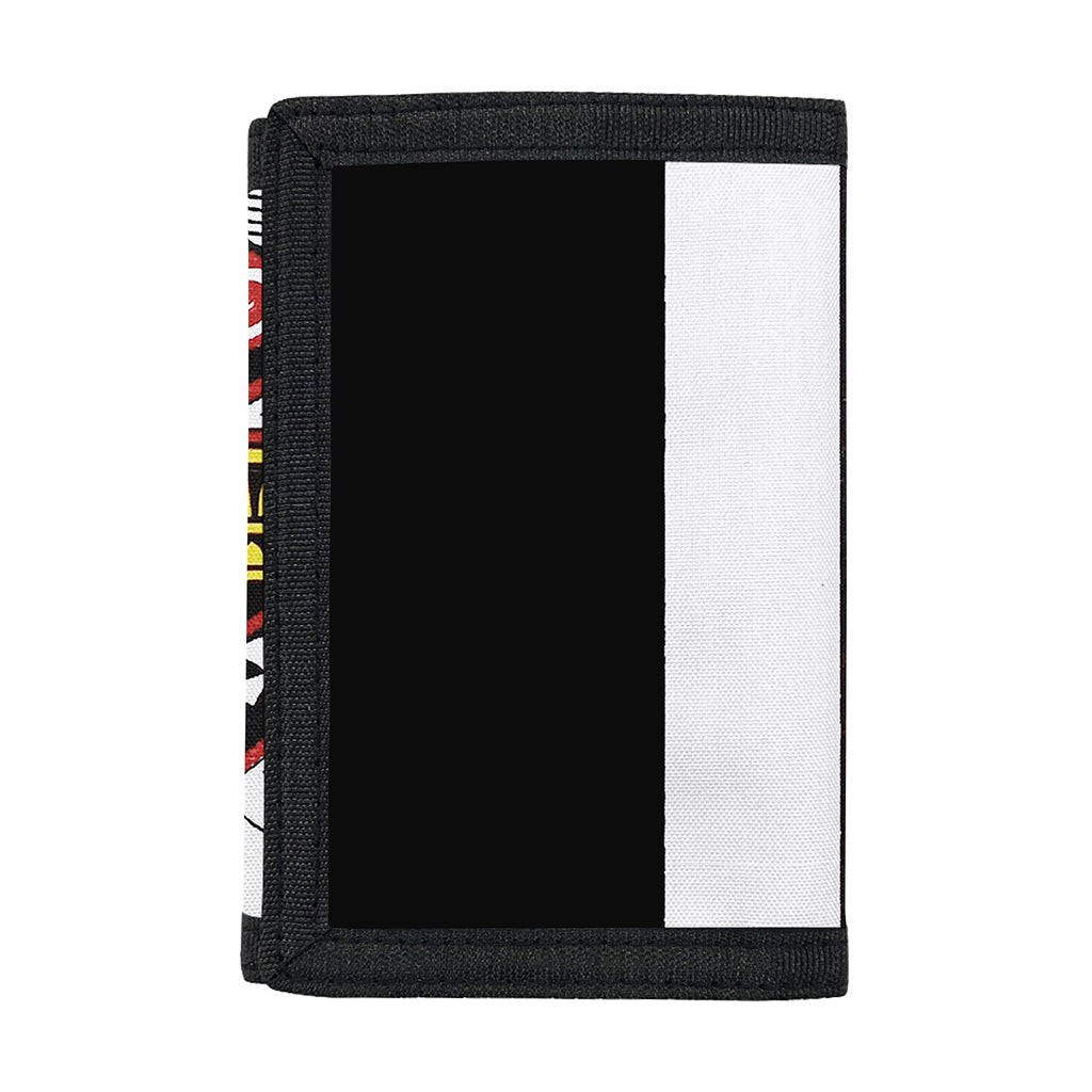 Queen Of Clubs Playing Card Print Trifold Wallet