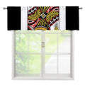 Queen Of Clubs Playing Card Print Window Valance