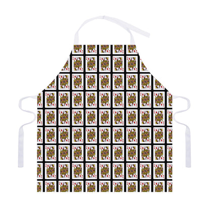 Queen Of Diamonds Pattern Print Adjustable Apron