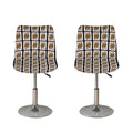 Queen Of Diamonds Pattern Print Bar Stool Covers