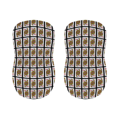 Queen Of Diamonds Pattern Print Bar Stool Covers