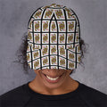 Queen Of Diamonds Pattern Print Baseball Cap