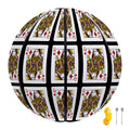 Queen Of Diamonds Pattern Print Basketball