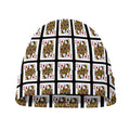 Queen Of Diamonds Pattern Print Beanie