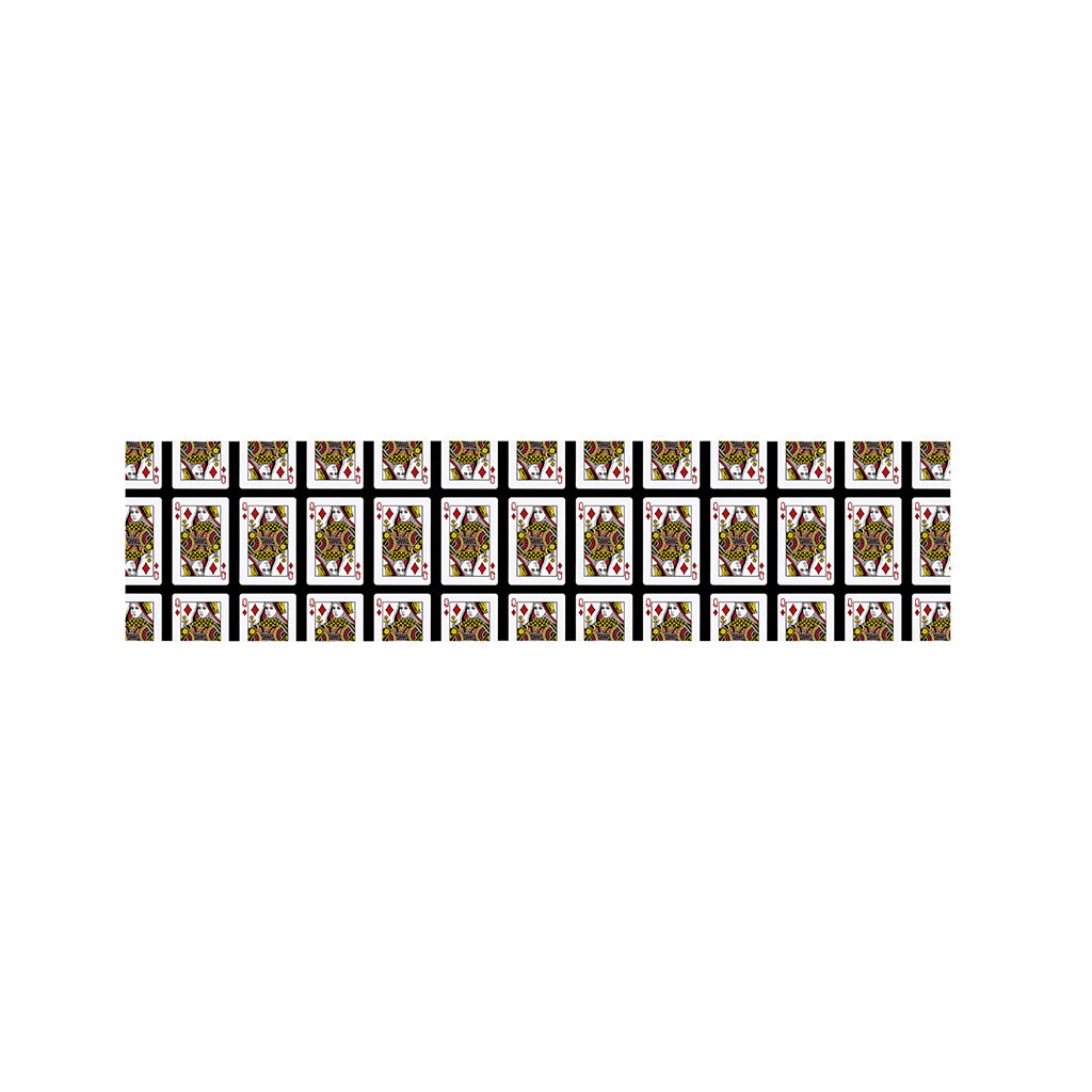 Queen Of Diamonds Pattern Print Bed Runner