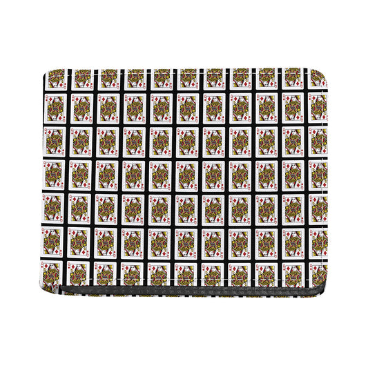 Queen Of Diamonds Pattern Print Bifold Wallet
