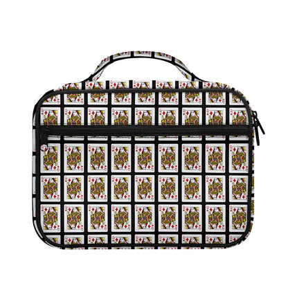 Queen Of Diamonds Pattern Print Briefcase Bible Bag