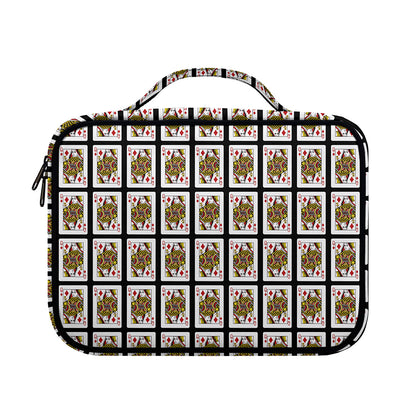 Queen Of Diamonds Pattern Print Briefcase Bible Bag
