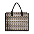 Queen Of Diamonds Pattern Print Canvas Tote Bag